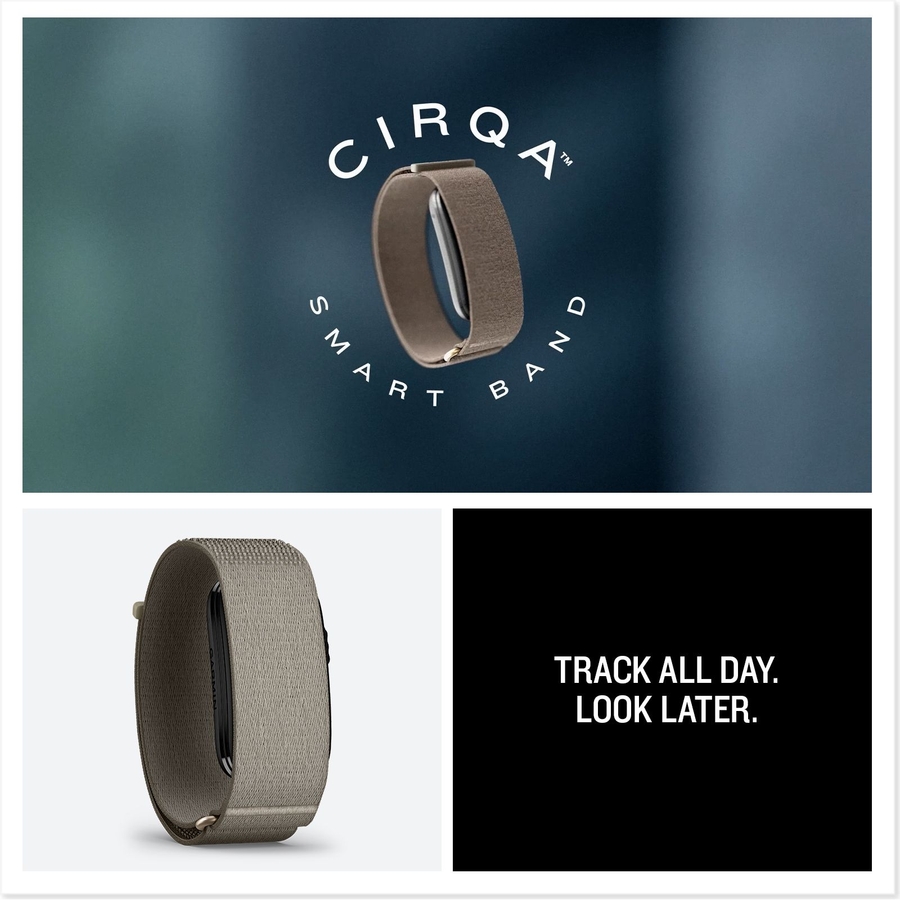 Garmin CIRQA Smart Band, French Gray, S-M 8