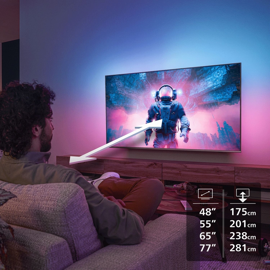 Philips 48OLED911 4k OLED+ Ambilight TV 48 inch (2026) - geluid van Bowers & Wilkins 14