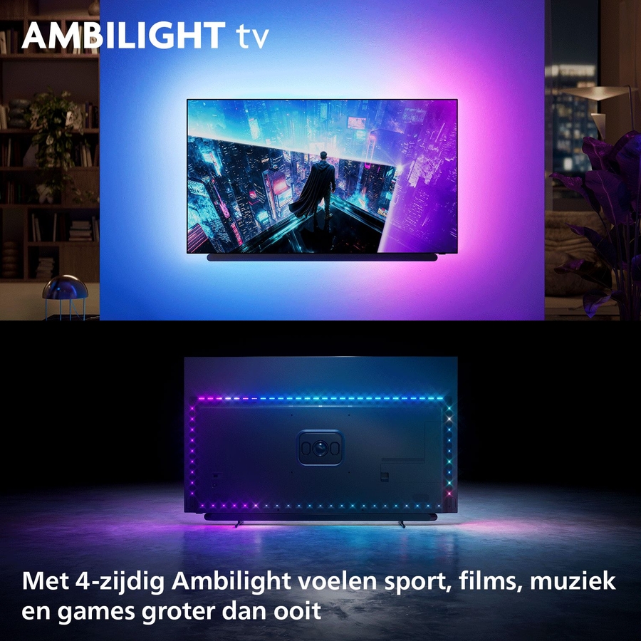 Philips 48OLED911 4k OLED+ Ambilight TV 48 inch (2026) - geluid van Bowers & Wilkins 2