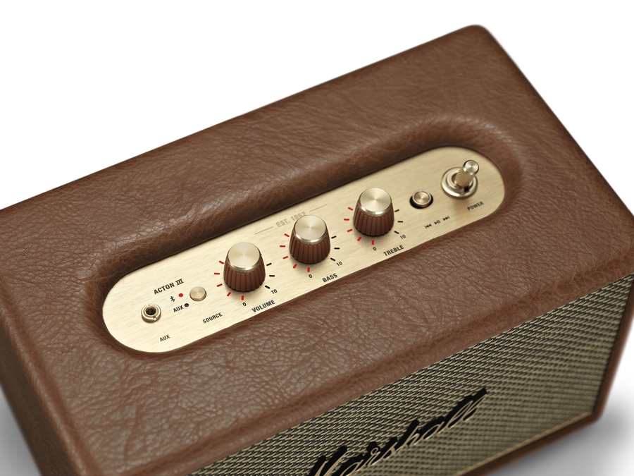 Marshall Acton III BT Brown Bluetooth Speaker 11