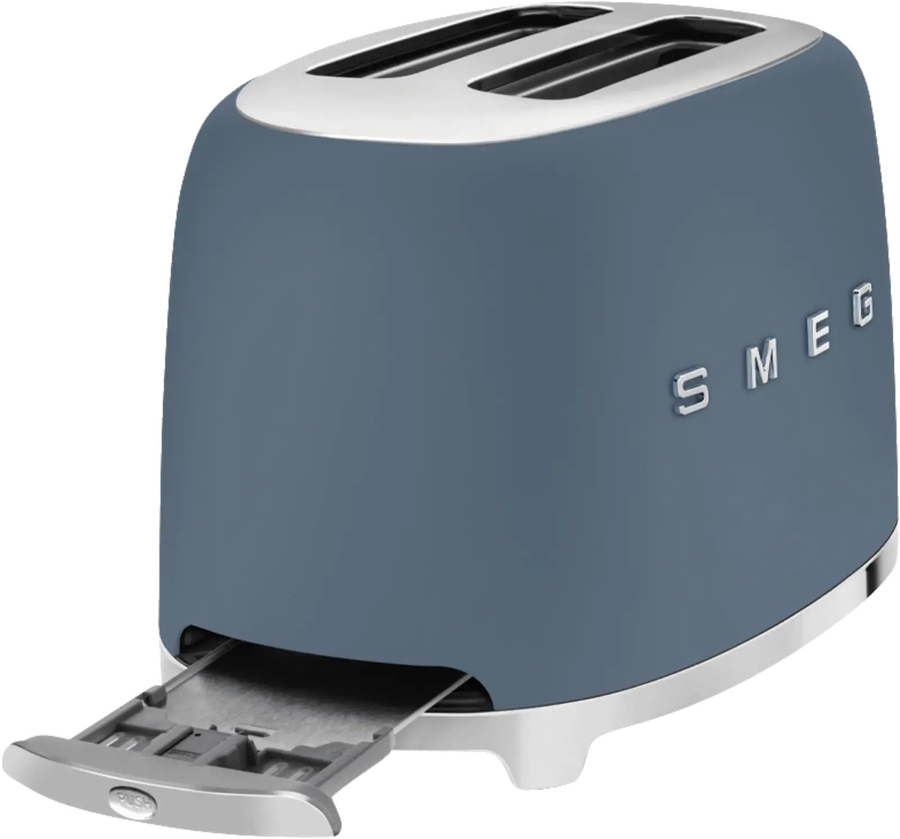 SMEG TSF01BMEU 50's Style Broodrooster - Storm Blue 2