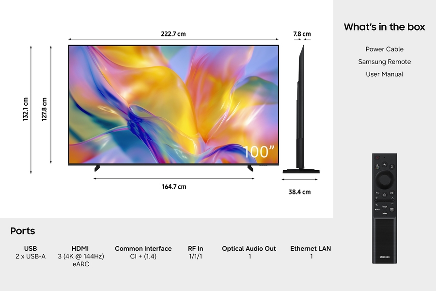 Samsung 100" Mini LED 4K M90H (2026) 8