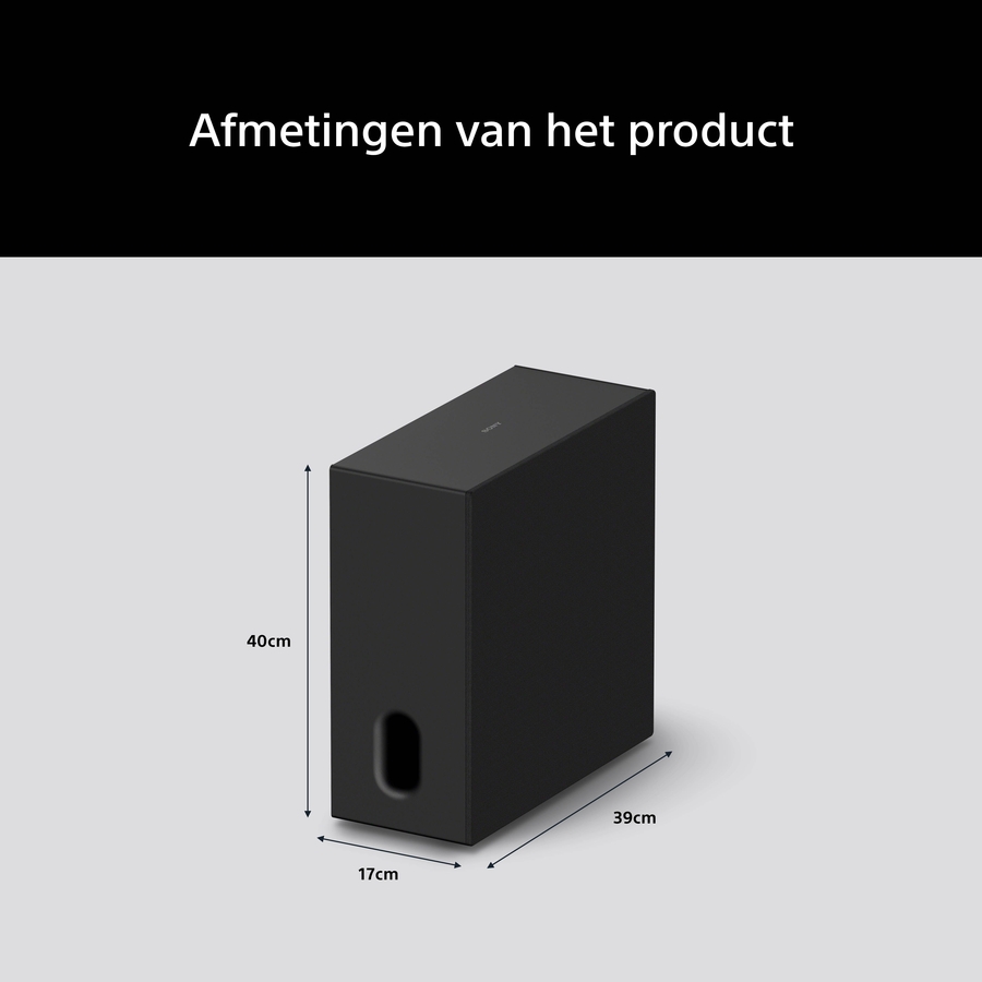 Sony BRAVIA Theatre Sub 8 - Draadloze Subwoofer  4