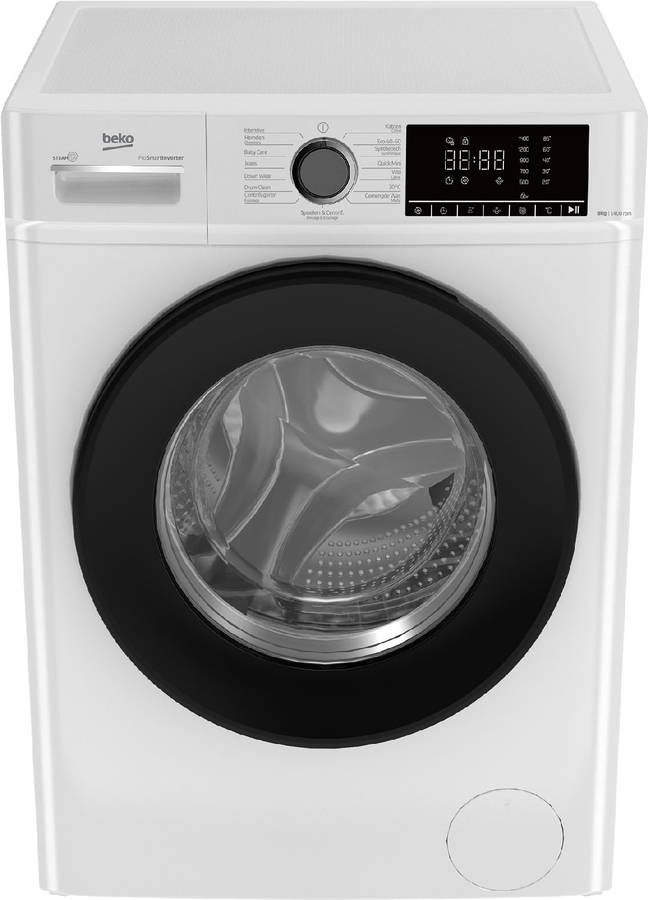Beko B1W864WB BE SteamCure Wasmachine  1