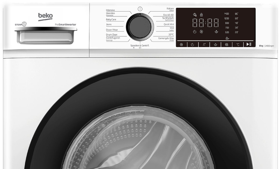 Beko B1W864WB BE SteamCure Wasmachine  3