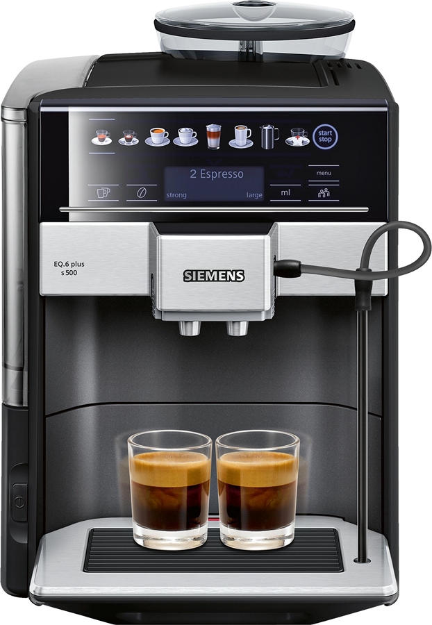 Siemens TE655319RW EQ.6 plus s500 Volautomatische Koffiemachine - Zwart 1