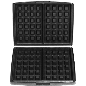 FRITEL 142361 Set bakplaten Brusselse/Luikse wafels 4 x 6 1