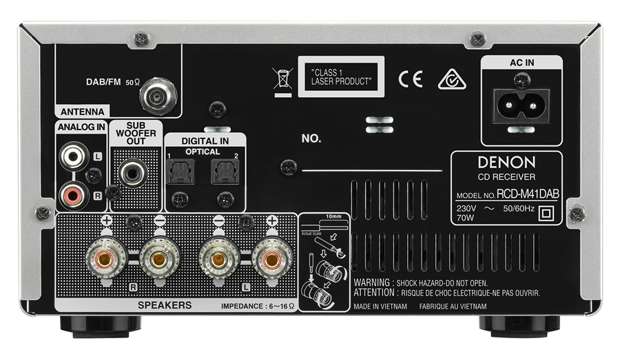 Denon D-M41DAB stereo set met DAB+ 3