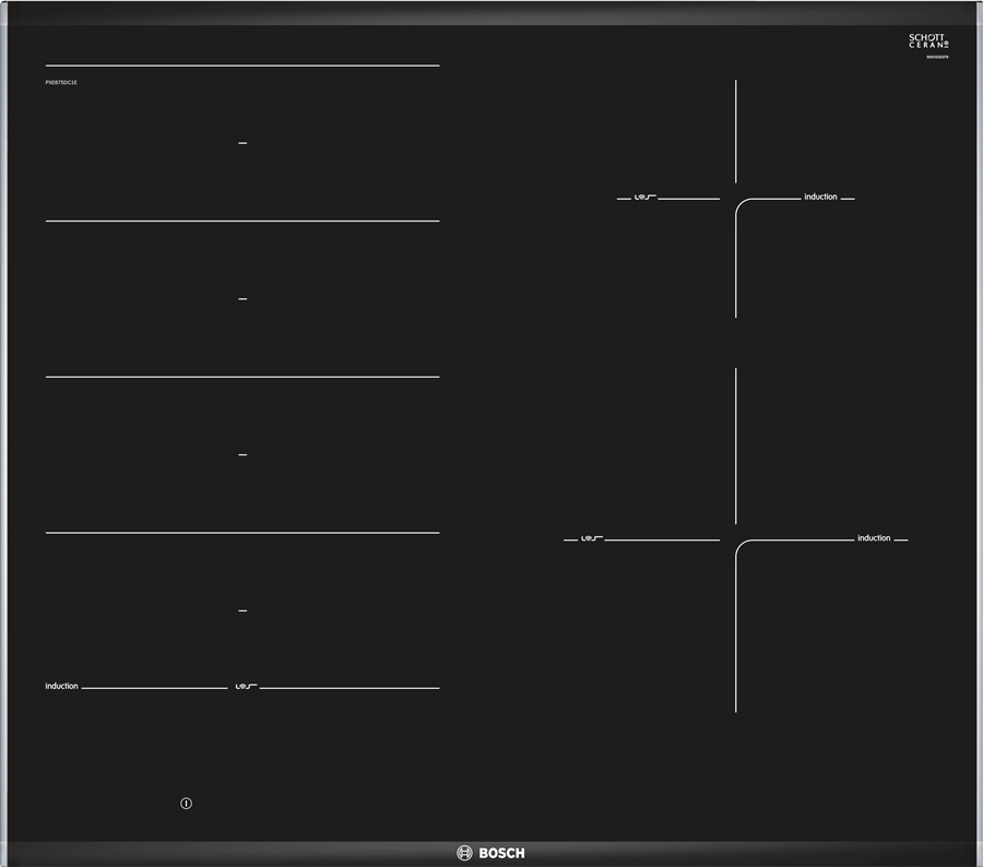 BOSCH PXE675DC1E Serie 8 Inbouw Inductiekookplaat 3