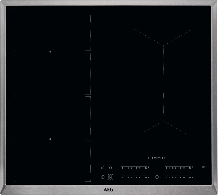 AEG IKE64471XB FlexiBridge Hob2Hood 60 cm inductie kookplaat 1