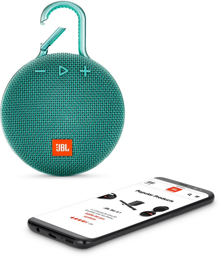 JBL CLIP 3 River Teal Bluetooth Speaker kopen? EP.nl