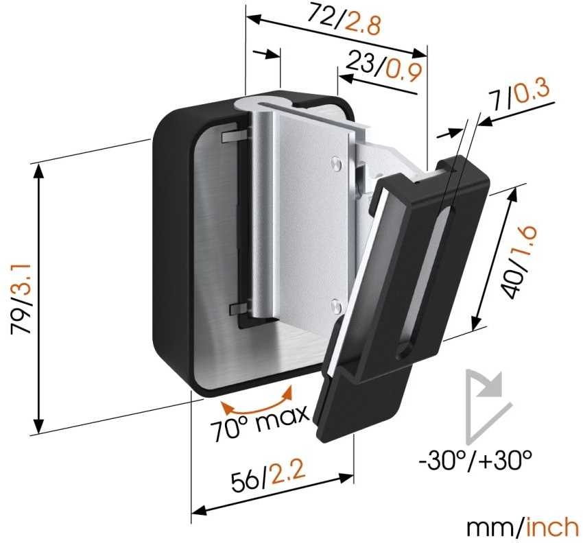 Vogel's SOUND 3200 universele muurbeugel voor speakers 6