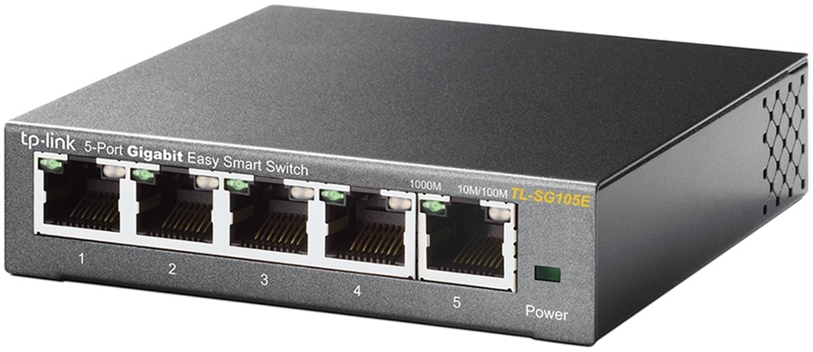 TP-LINK TL-SG105E Gigabit 5 poorts switch Smart Managed 4