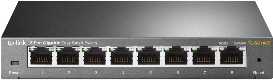 TP-LINK TL-SG108E Gigabit 8 poorts switch Smart Managed 1
