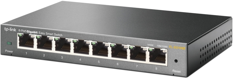 TP-LINK TL-SG108E Gigabit 8 poorts switch Smart Managed 3