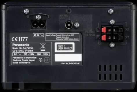 Panasonic SC-PM254EG-S Stereo set 3