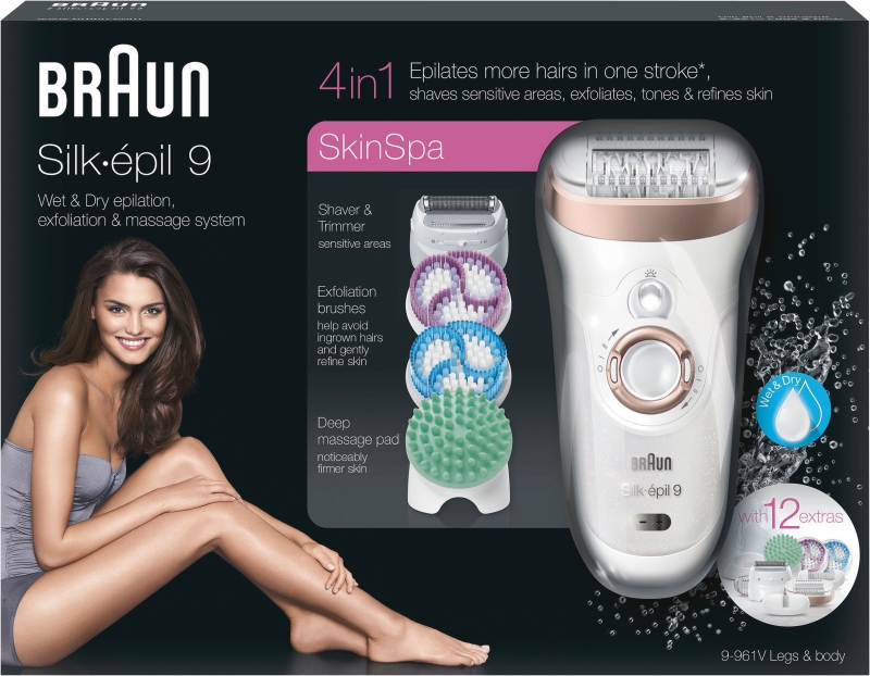 lancering Hectare Saga Braun Silk-epil 9-961v Skin Spa wet&dry kopen? | EP.nl