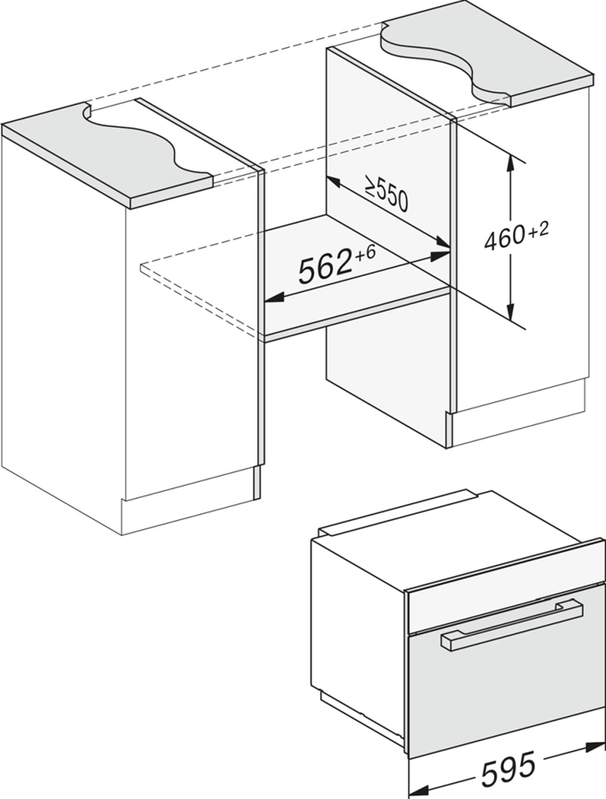 Miele M 7140 TC inbouw solo magnetron 7