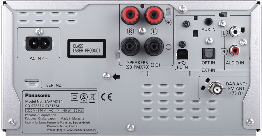 Panasonic SC-PMX94EG-S Stereo set met DAB+ 3