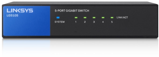 Linksys LGS105 5-poorts gigabit switch 2