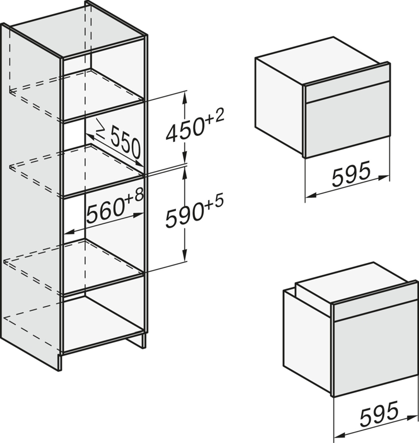 Miele H 7164 B inbouw oven 2