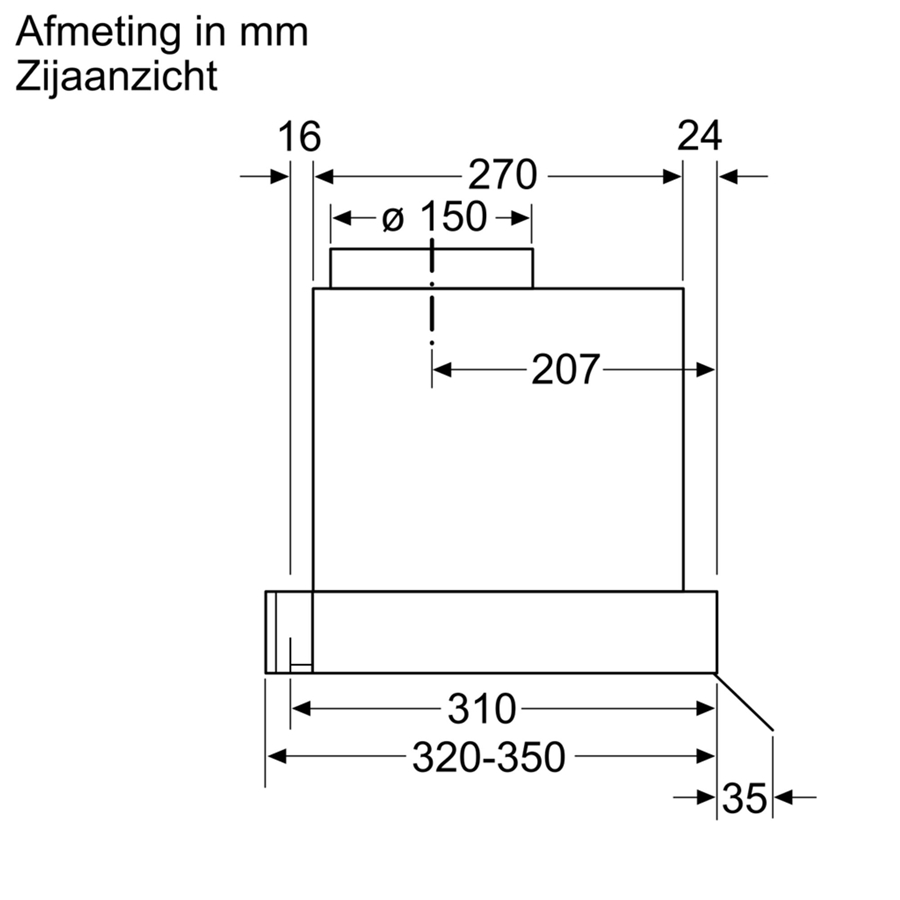 Bosch DBB96AF50 Serie 4 geintegreerde afzuigkap 9