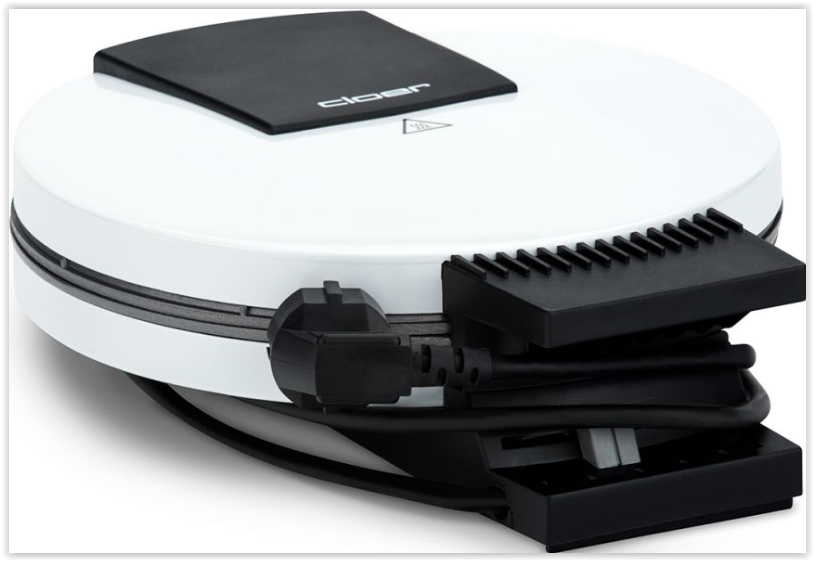 Cloer 120 Wafelijzer Hart - Wit 4