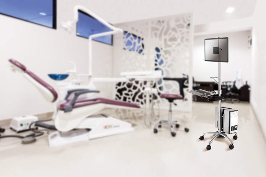 Neomounts FPMA-MOBILE1800 mobiele werkplek 4