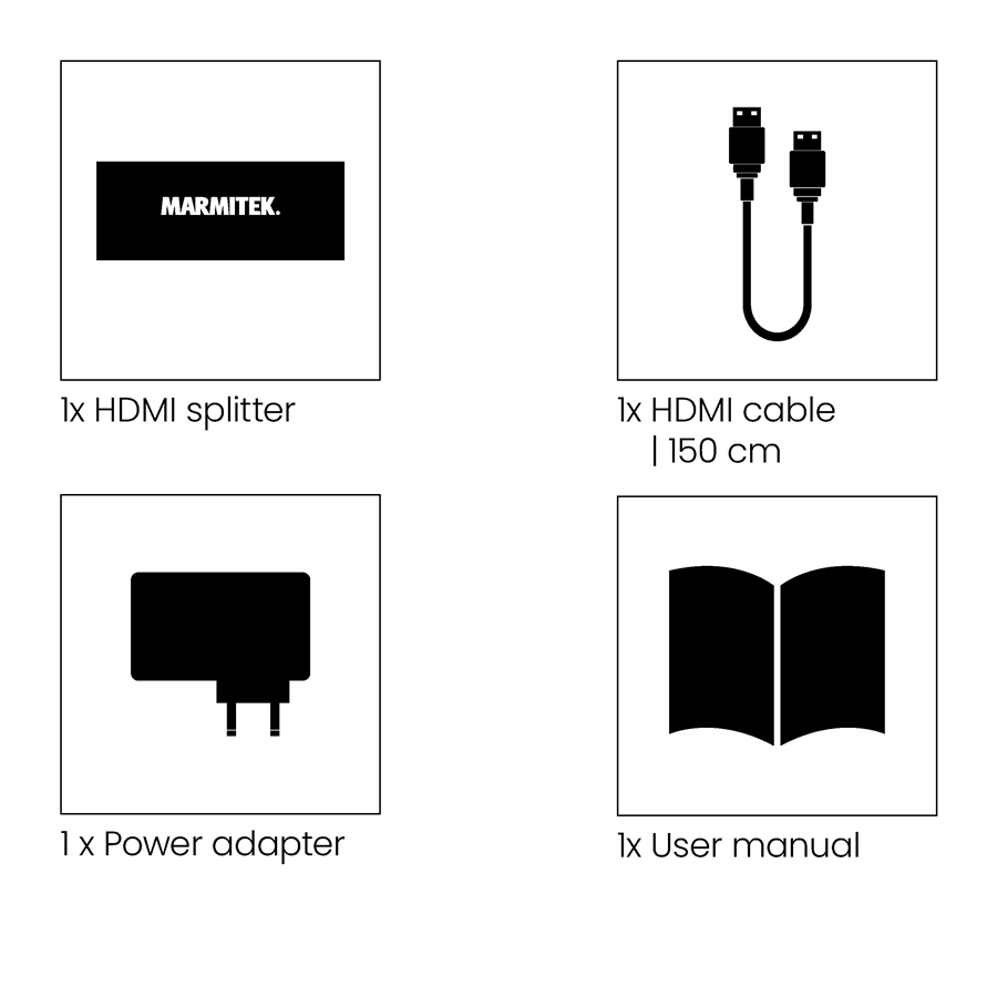Marmitek Split 612 UHD 2.0 HDMI splitter 4