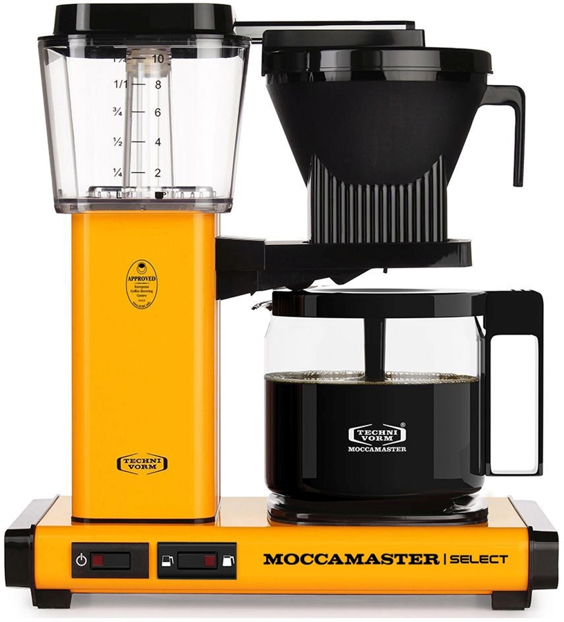 Moccamaster KBG Select Yellow Pepper koffiezetapparaat 1