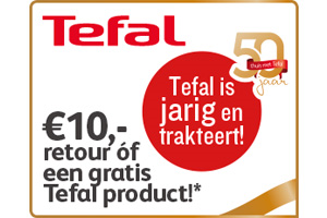 Tefal 10,- euro cashback